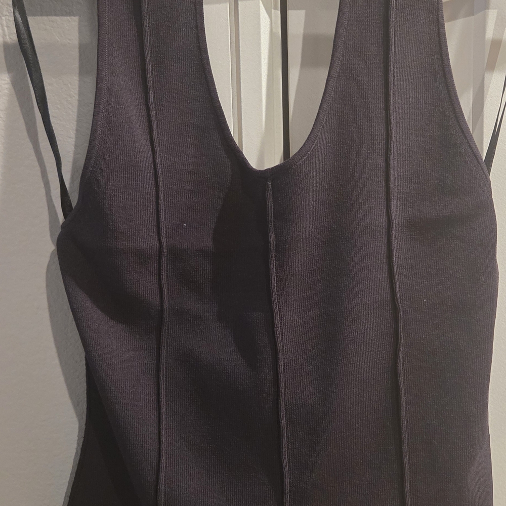 NWT DISSH Black Knit Top